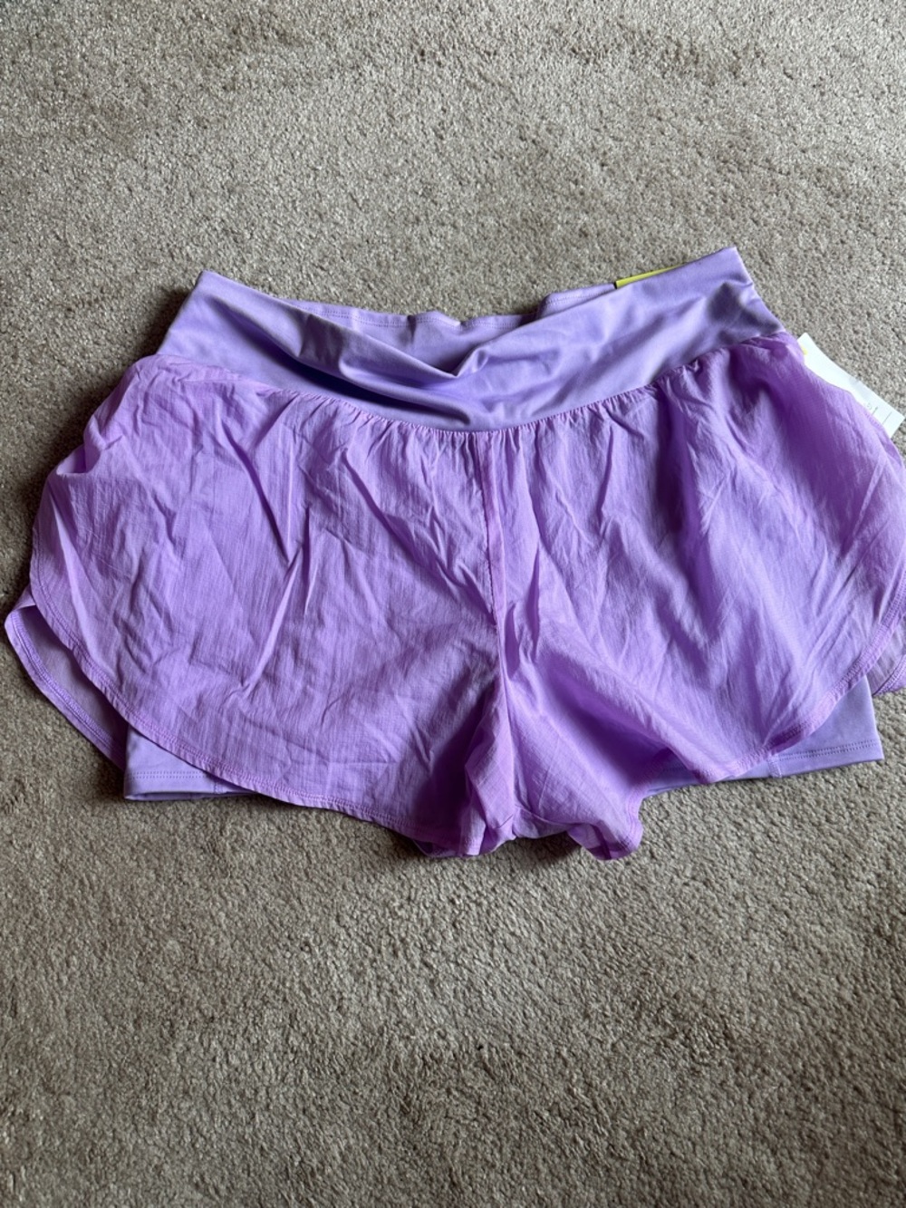 all in motion Lavender Women's Athletic Running Shorts
